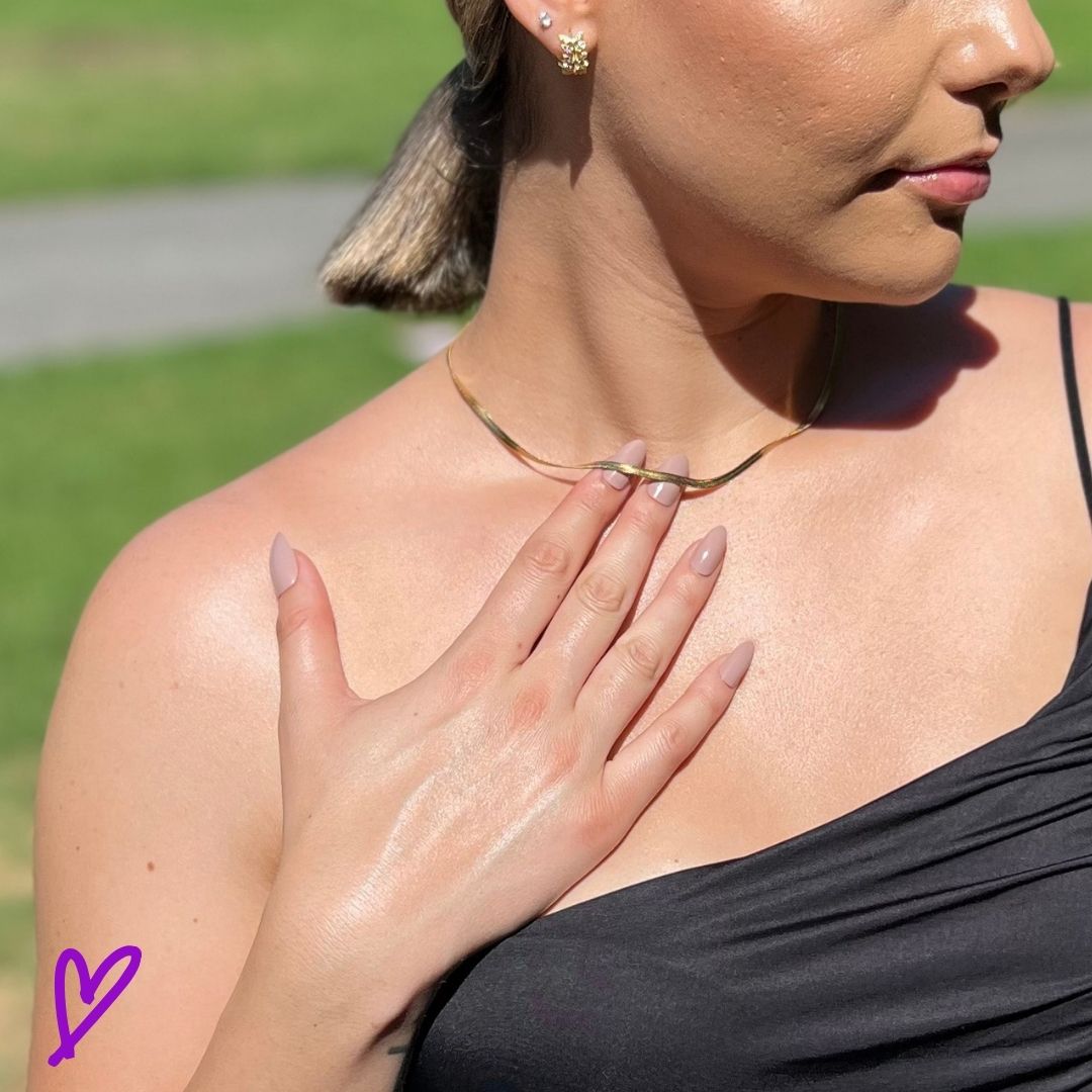 Clavicle Snake Necklace
