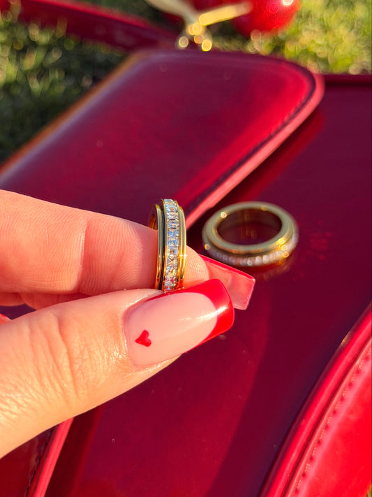Sparkly Spinning Fidget Ring