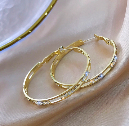 Crystal Hoops