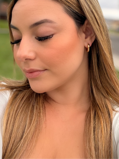 Mini Chunky Huggie Hoops