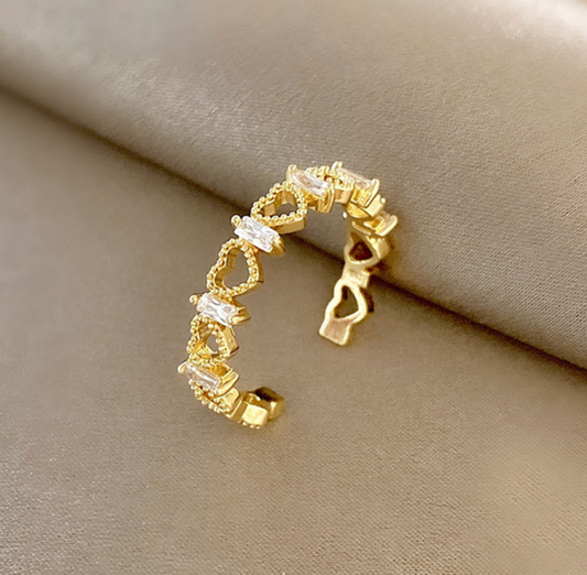 Shiny Hearts Ring