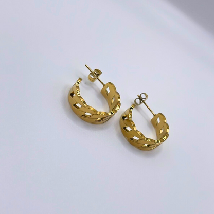 Chain Small Hoop Earrings