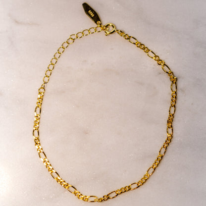 Women's Gold Figaro Bracelets,18K Gold Plated Bracelet. Cute Bracelets. Quality Gold Bracelets. Affordable Gold Bracelets. Water Proof Jewelry. Water Proof Gold Plated Jewelry. Water Proof Bracelets. 