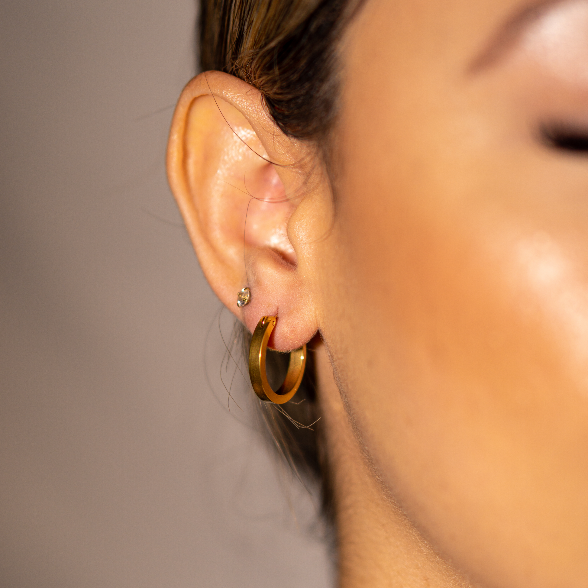 Women's and Girls 18k Gold Plated Earrings; Dainty Earrings; Simple Earrings; Affordable Earrings and Jewelry; Cute Earrings; Small Jewelry Business. 