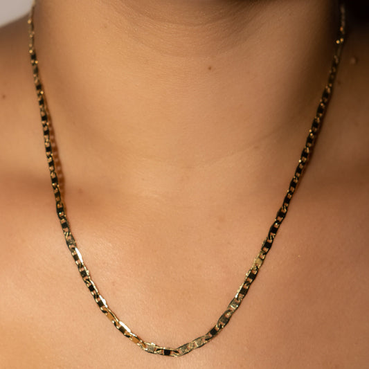 Cute 14k gold plated necklace. Thick necklace. Gold-plated necklace. Quality neckalce. Affordable necklace. Cute necklace. 14k gold plated jewelry.
