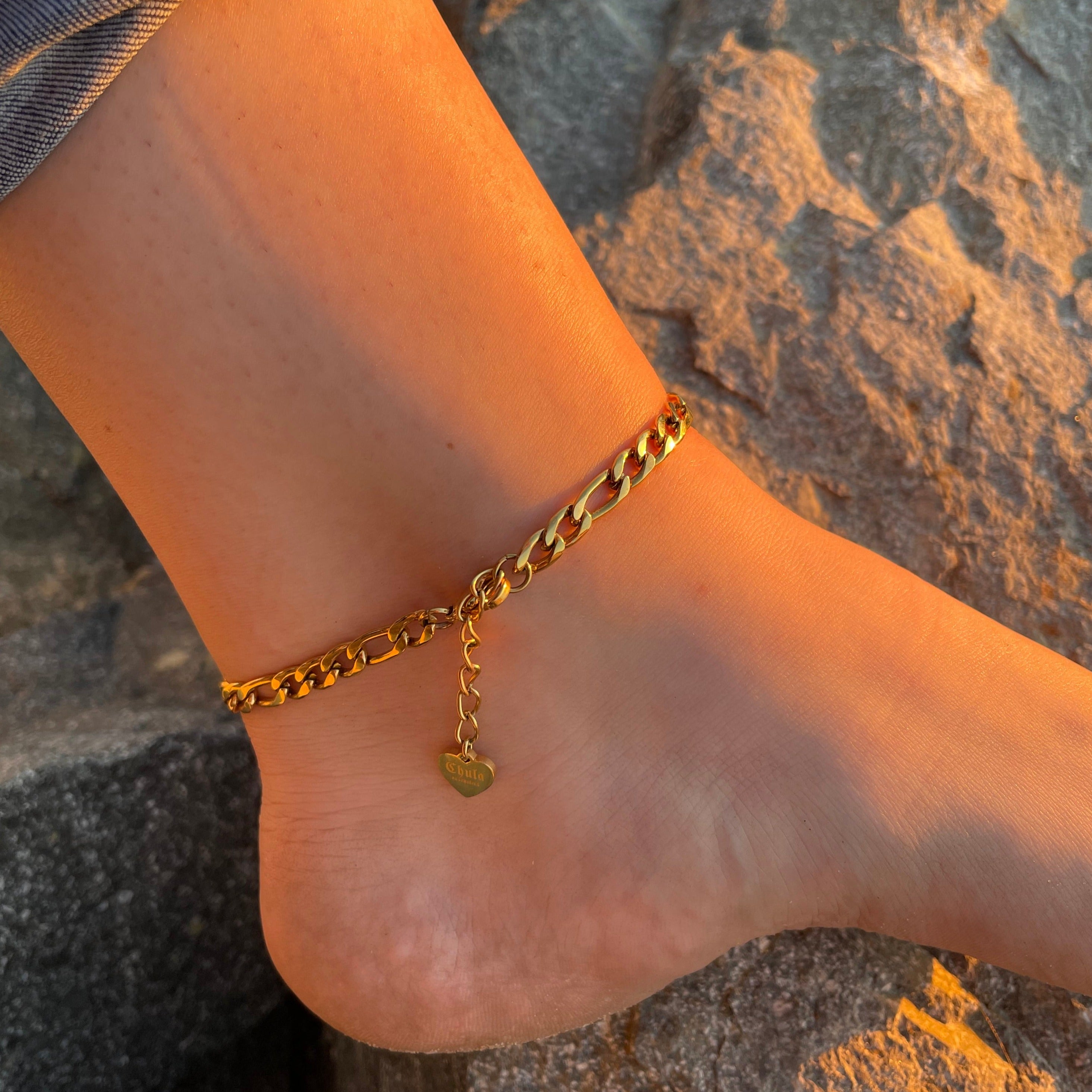 5mm Open Link Anklet - Gold Plated | Lifetime Jewelry